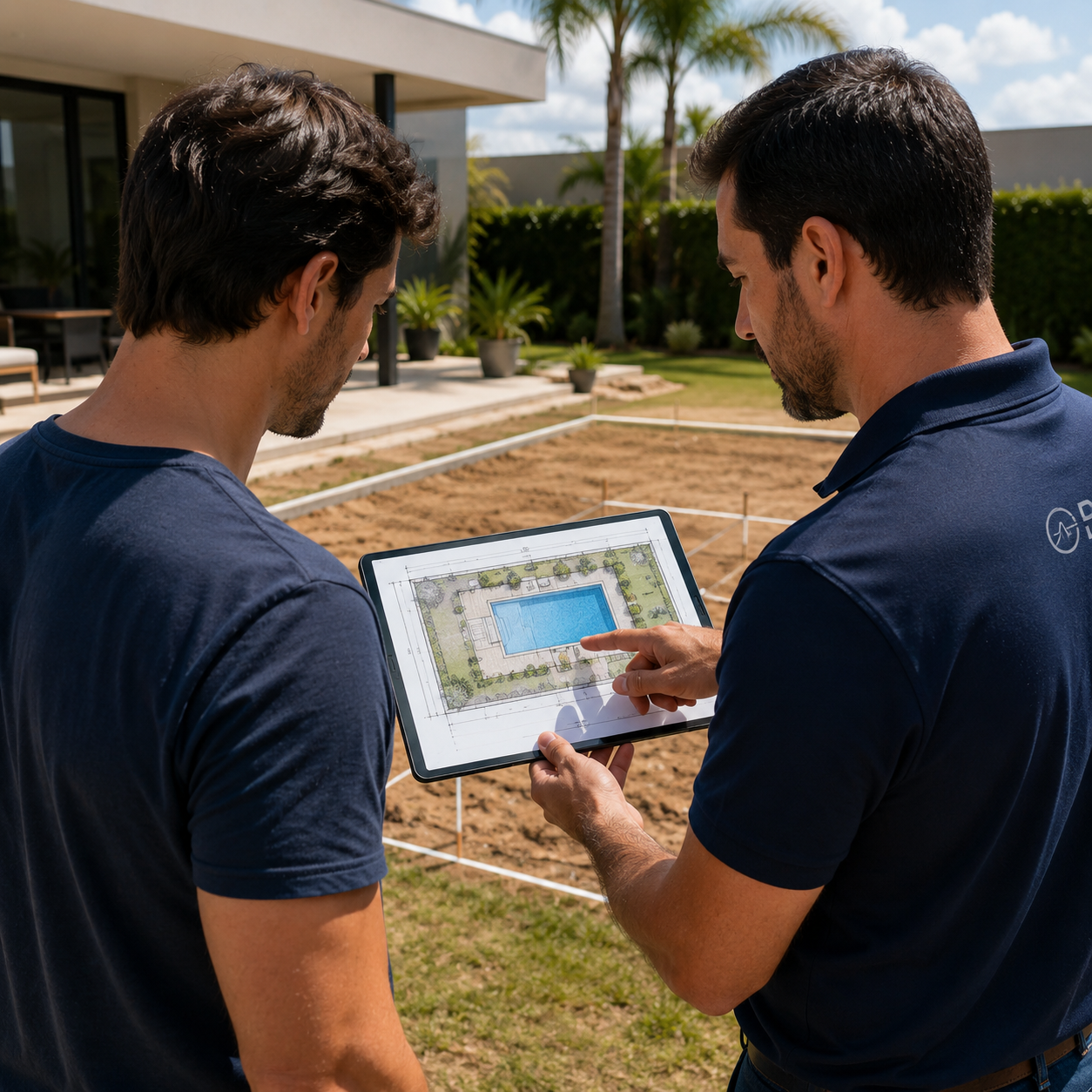Consultoria para planejamento de piscina em terreno residencial em Campinas